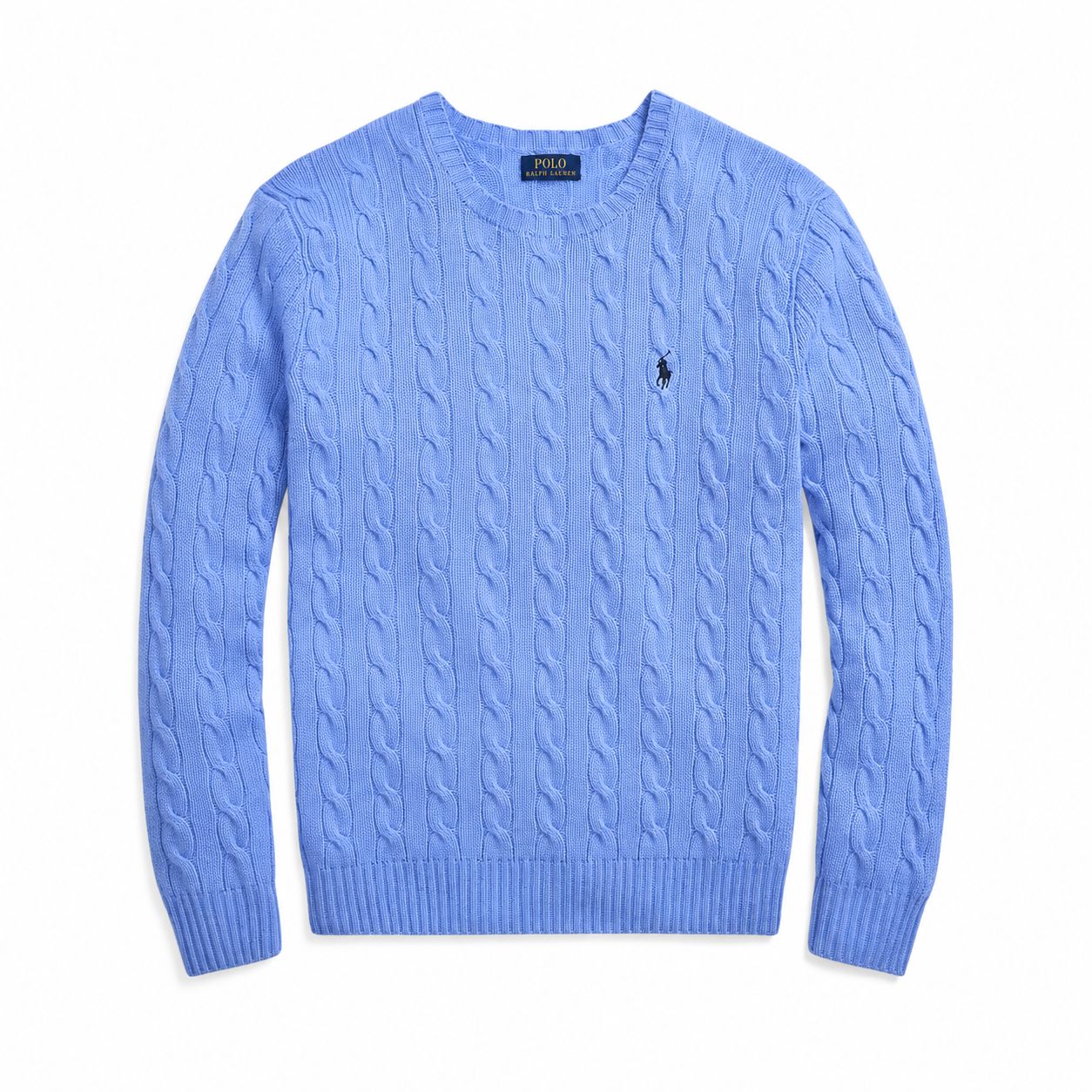 RL Cable-Knit Sweater in Wool-Cashmere