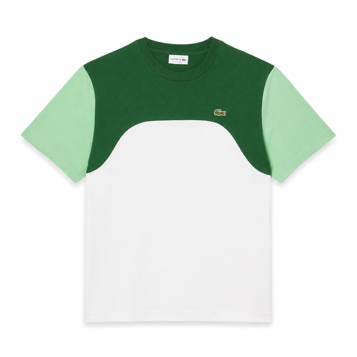 LC Cotton-Jersey T-Shirt with Colour-Block Design