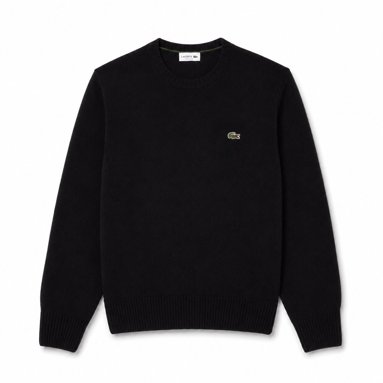 LC Sweater in Combed Wool with Crew Neck