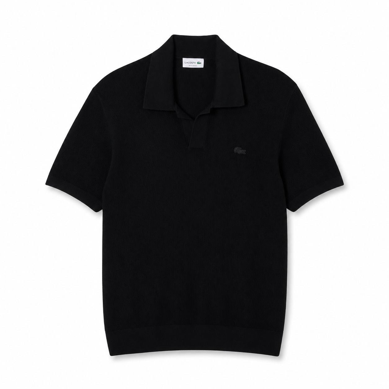 LC Polo-Sweater in Cotton Blend with Open Collar