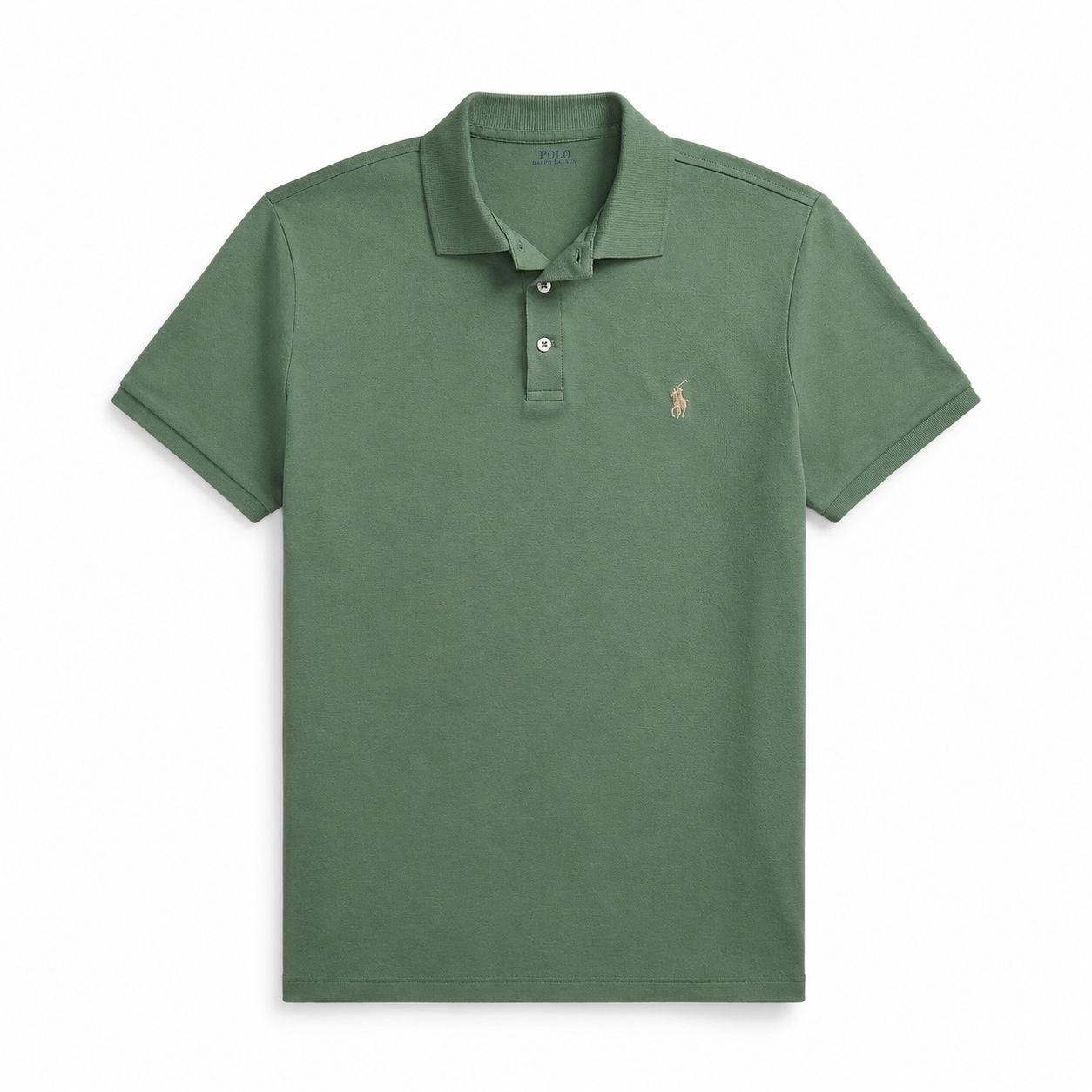 RL Custom Slim Fit Stretch Mesh Polo Shirt