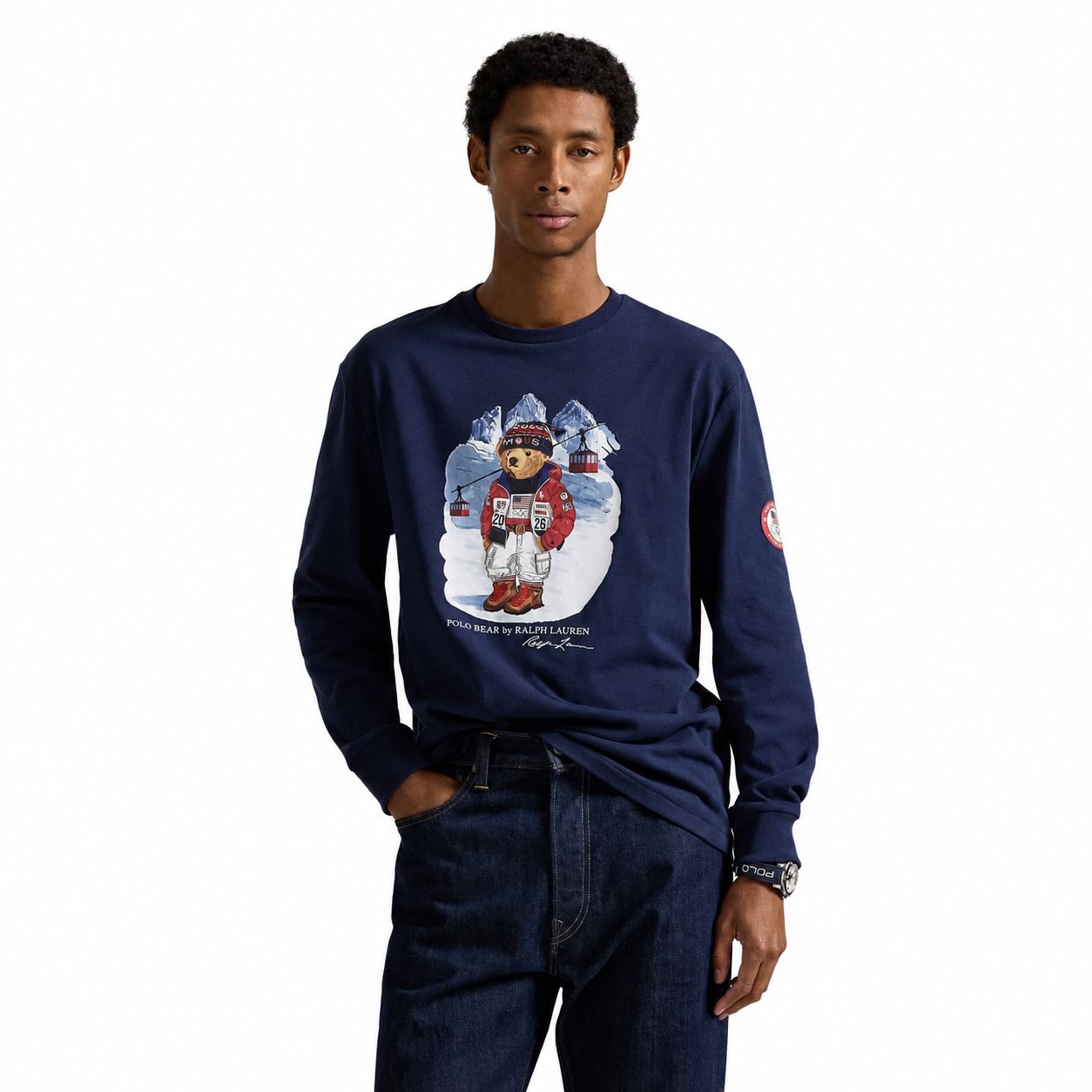 RL Team USA Polo Bear T-Shirt