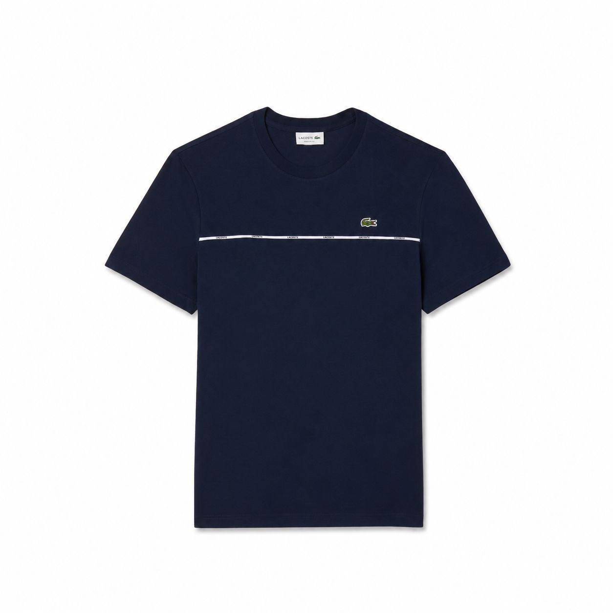 LC Men's T-Shirt in Cotton-Jersey with Contrast Trim