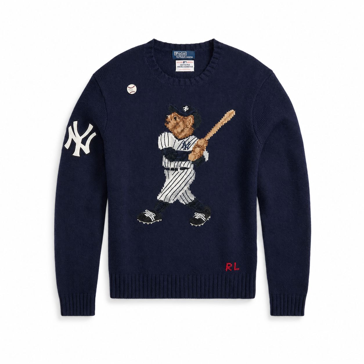 Polo RL Yankees Bear Sweater