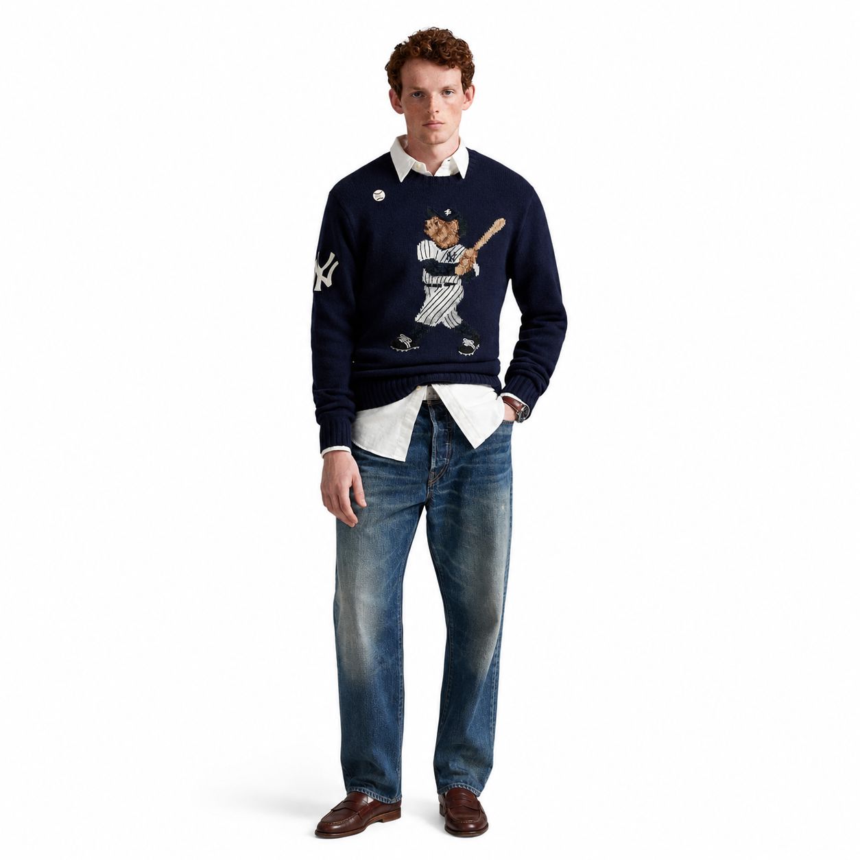 Polo RL Yankees Bear Sweater