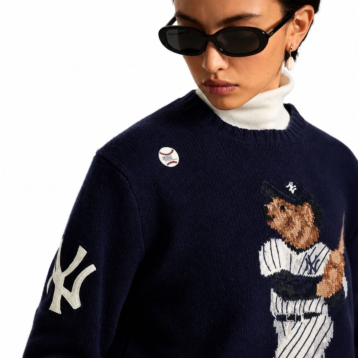 Polo RL Yankees Bear Sweater