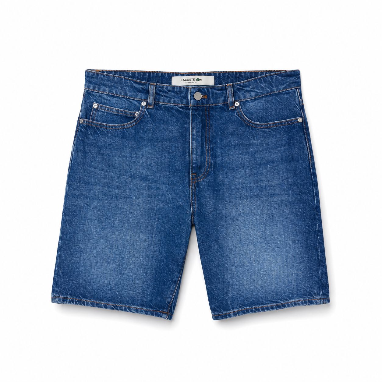 LC Straight Fit Denim Bermuda Shorts