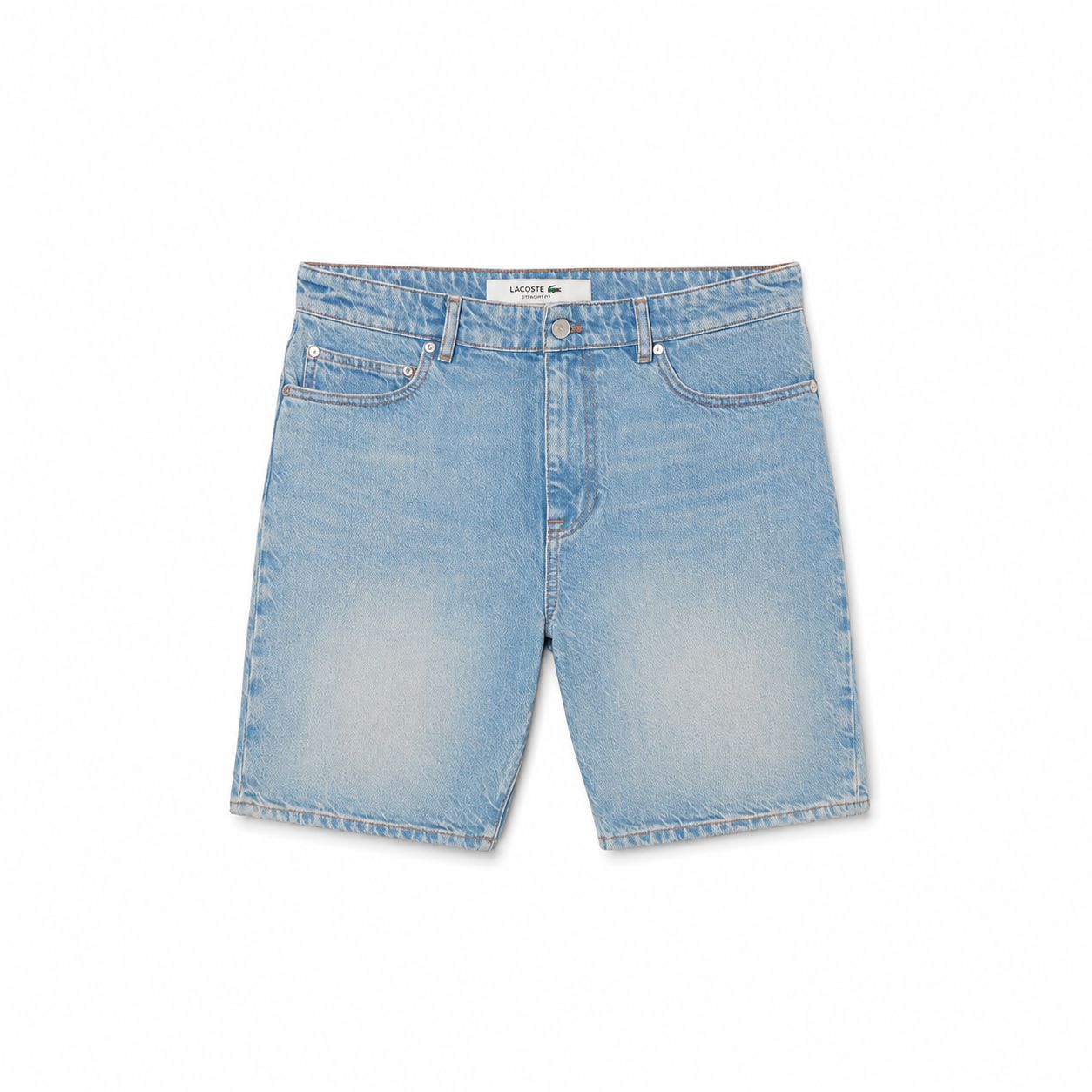 LC Straight Fit Denim Bermuda Shorts