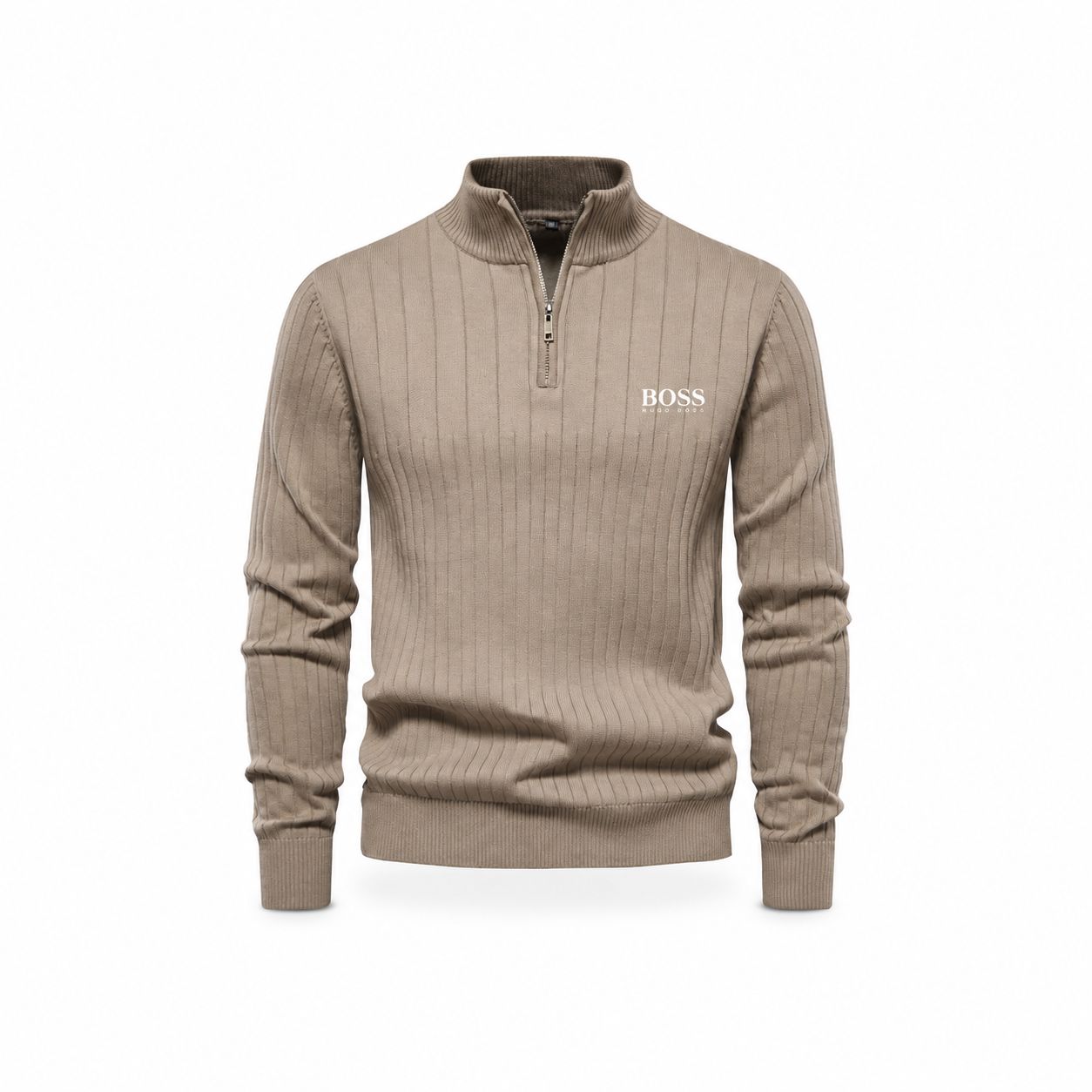 HB Zip Classic Knit Sweater