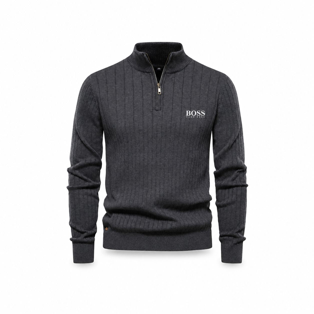 HB Zip Classic Knit Sweater