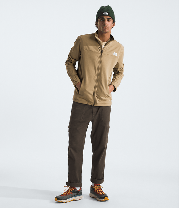 Fleece TNF Herren Cedar Trail Grid Full Zip Khaki Stone