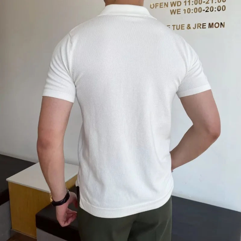 SOLARO® Loose Fit Summer Polo Shirt