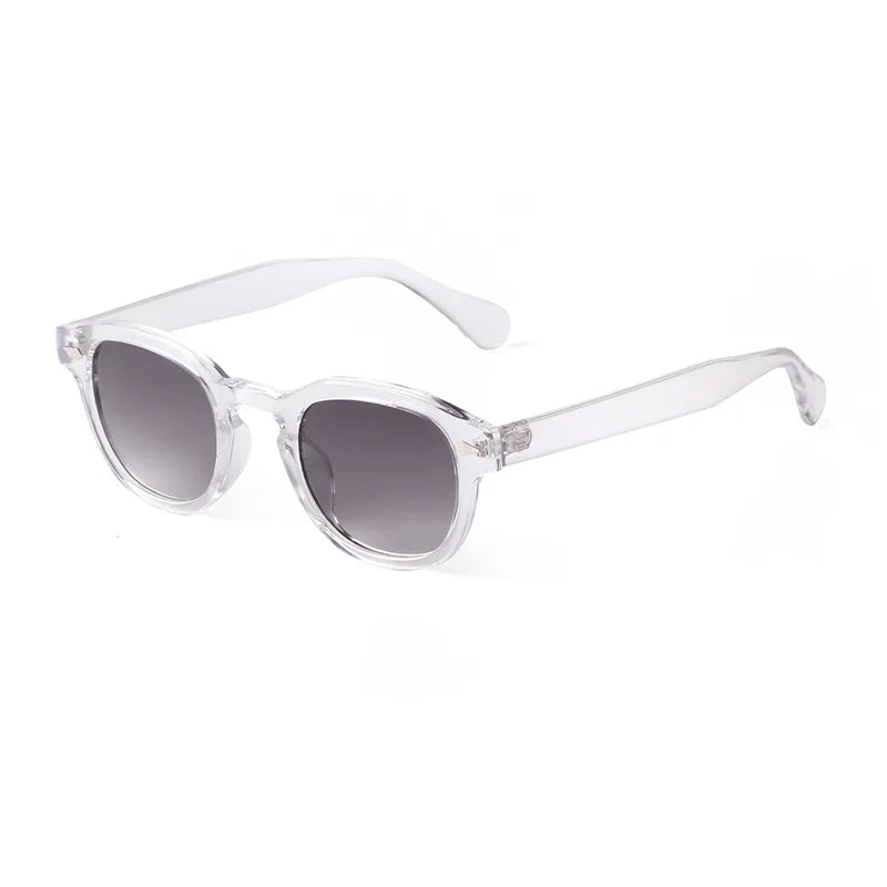 SOLARI® Retro Shell Round Rivet Sunglasses