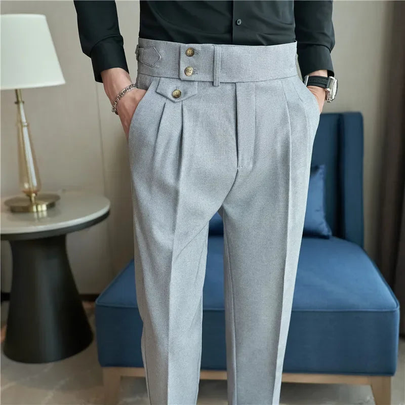 ARLINGTON® 2026 British Style High Waist Slim Fit Suit Pants for Men