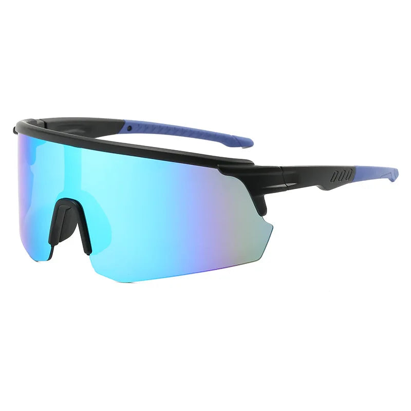 RUNNR Sports Sunglasses — UV400 Protection · Anti-Fog · Mirrored Wraparound Lens
