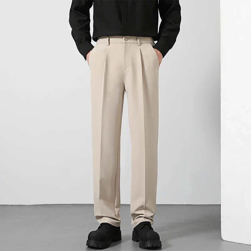 BRINDISI® Loose Straight Drape Trousers