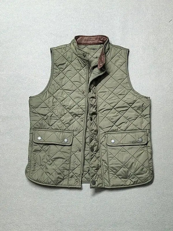 BROGUE® Quilted Cotton Zip Vest