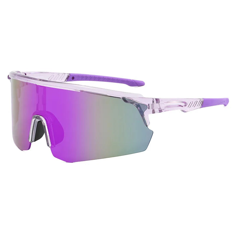 RUNNR Sports Sunglasses — UV400 Protection · Anti-Fog · Mirrored Wraparound Lens