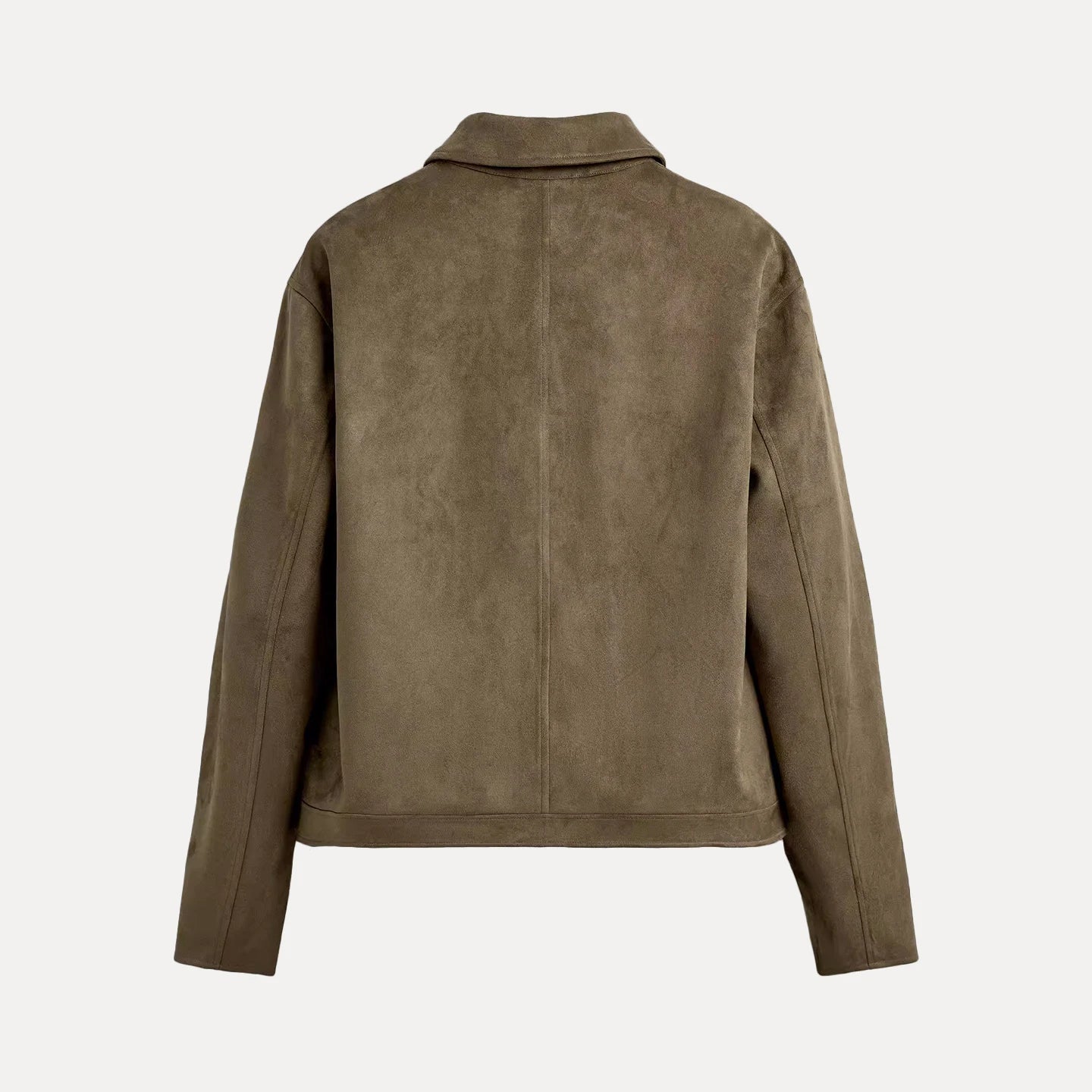 CALVETTI® Slim Fit Faux Suede Jacket – Old Money Edition