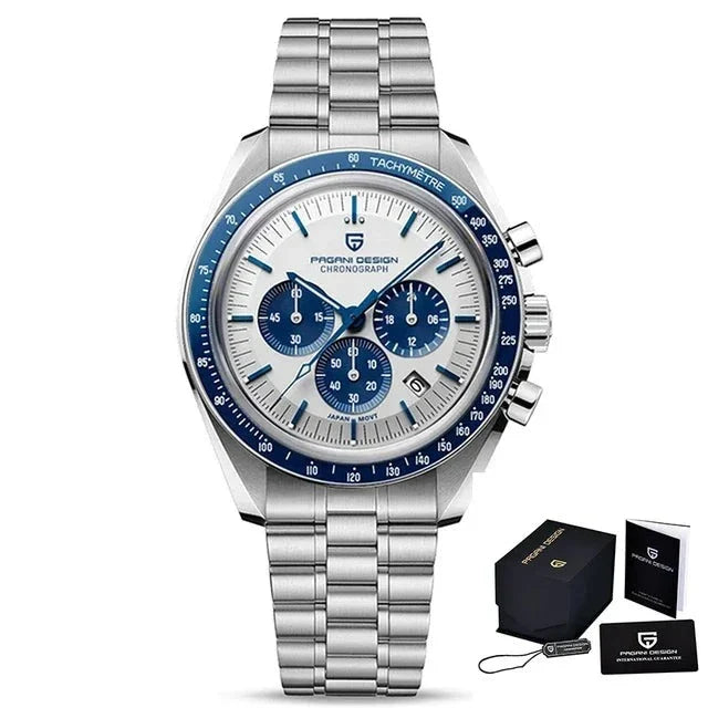 ENSINO® New Men's Automatic Date Sapphire Watch