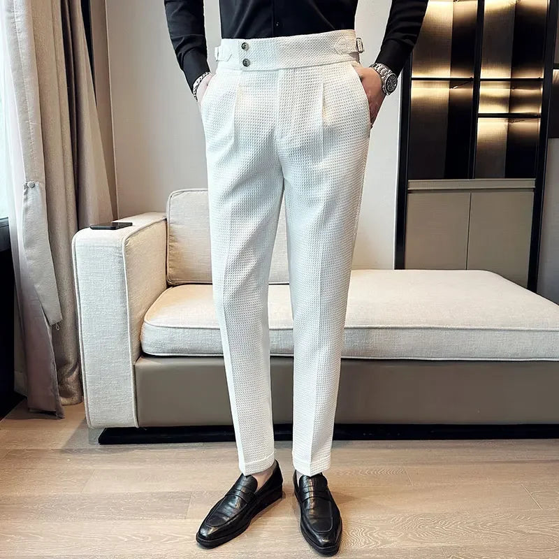 BAGNAIA® Men´s High Waist Formal Pants