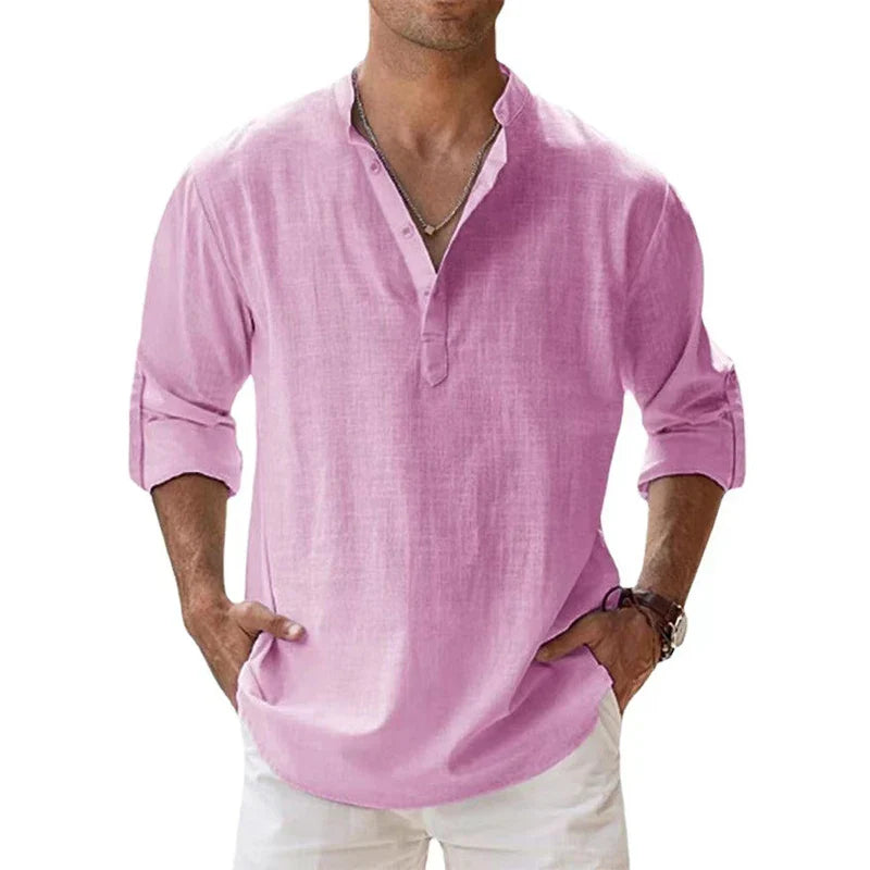 TIRRENO® Cotton Linen Shirts Casual
