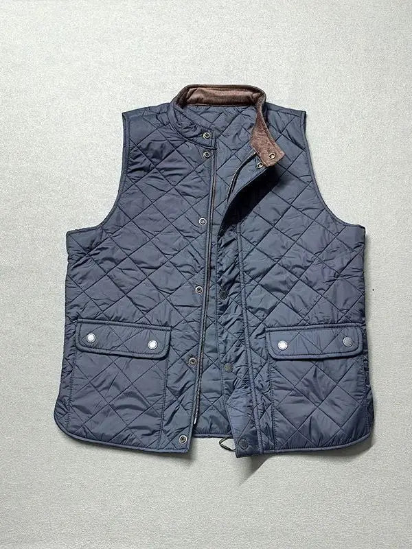 BROGUE® Quilted Cotton Zip Vest
