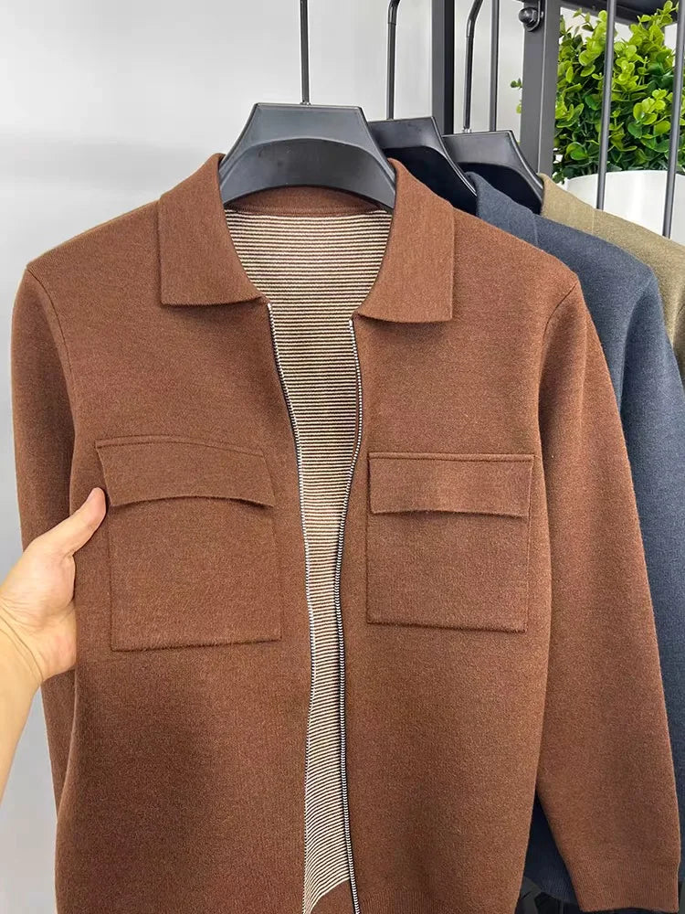 NORDVIK® Wool Zip Cardigan Coat – Scandinavian Edition