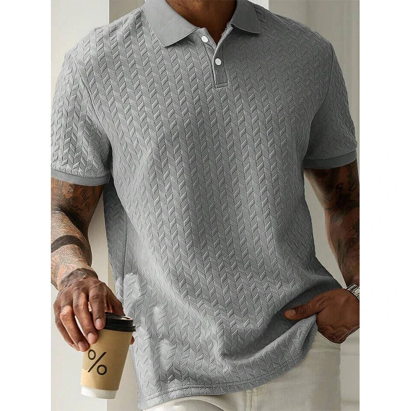 TORRINO® Short Sleeve Knit Polo Shirt