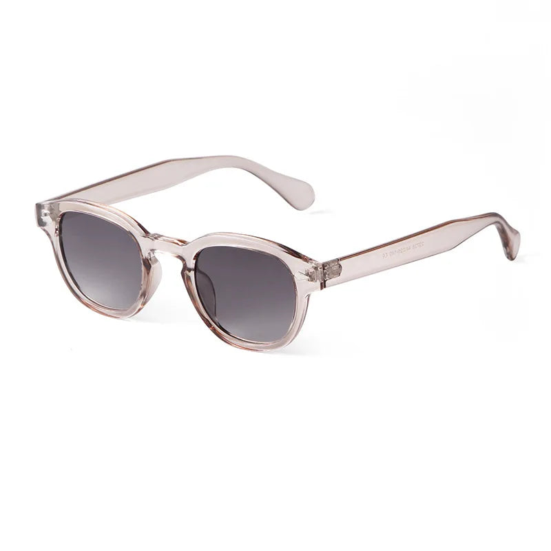 SOLARI® Retro Shell Round Rivet Sunglasses
