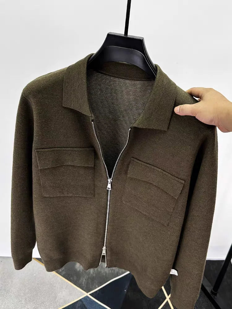 NORDVIK® Wool Zip Cardigan Coat – Scandinavian Edition