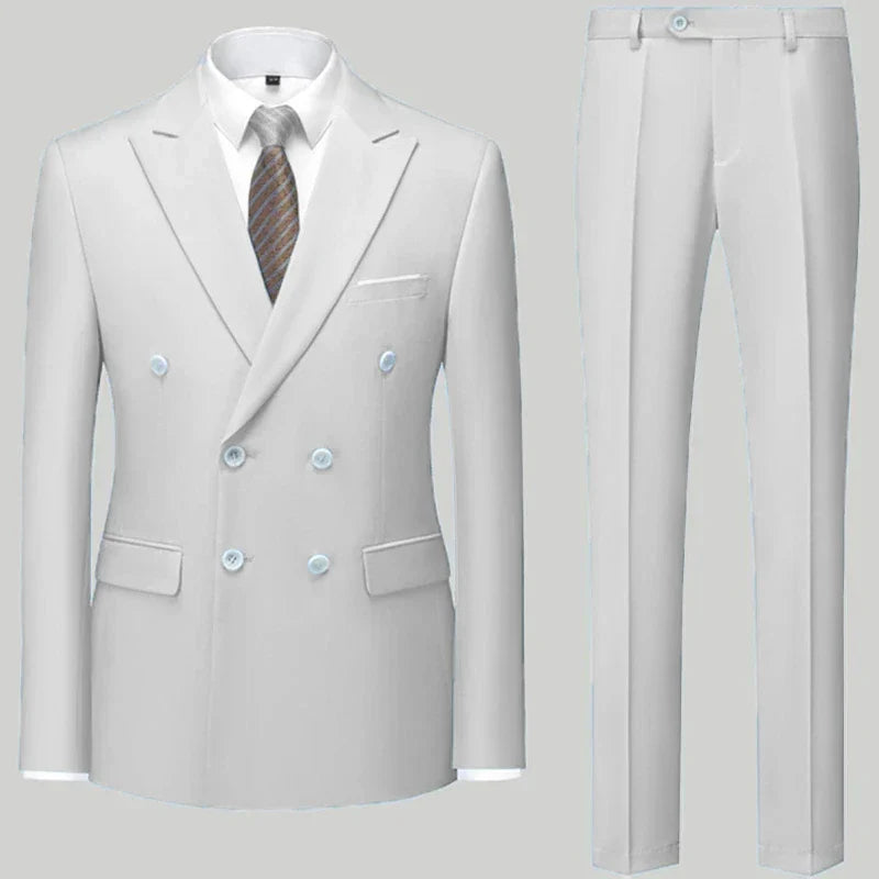 ALEKSEI®  Suit Jacket Blazers Coat Pants 2 Peaces Set