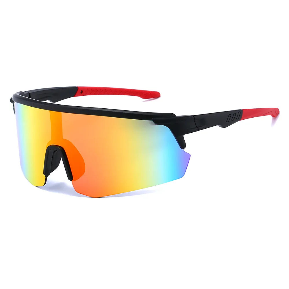 RUNNR Sports Sunglasses — UV400 Protection · Anti-Fog · Mirrored Wraparound Lens
