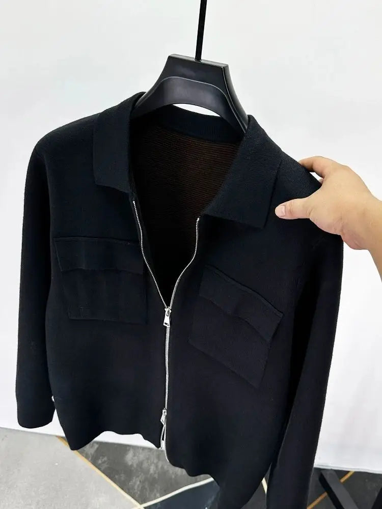 NORDVIK® Wool Zip Cardigan Coat – Scandinavian Edition