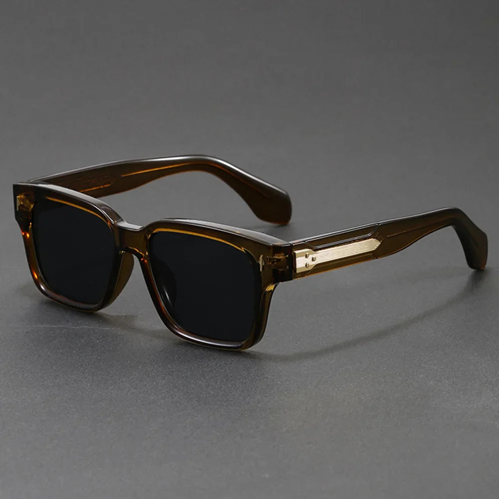 New Fashion Men's Sunglasses Square ClassDECARIS® Retro Square UV400 Sunglasses