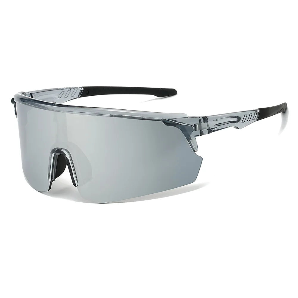 RUNNR Sports Sunglasses — UV400 Protection · Anti-Fog · Mirrored Wraparound Lens