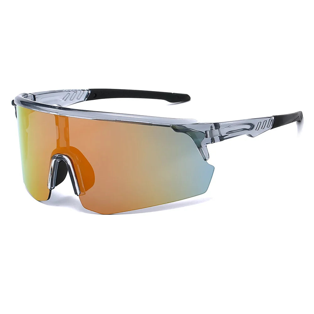 RUNNR Sports Sunglasses — UV400 Protection · Anti-Fog · Mirrored Wraparound Lens