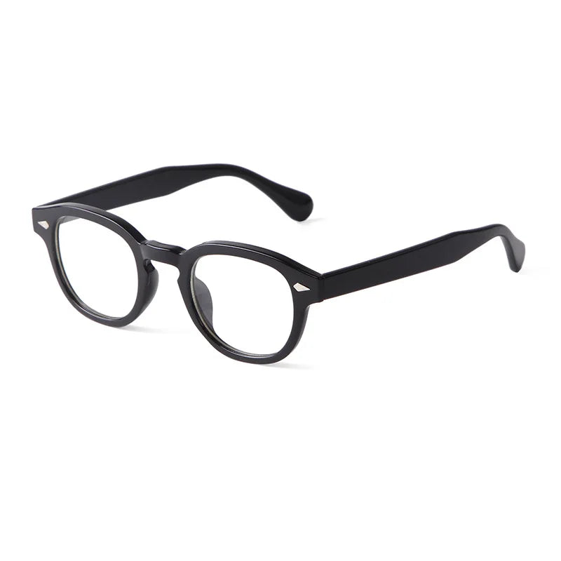 SOLARI® Retro Shell Round Rivet Sunglasses