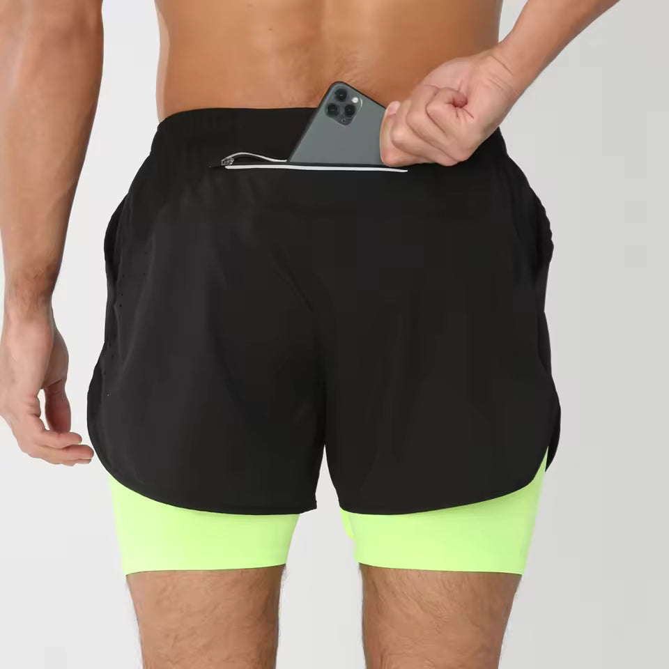 RUNNR ATHLETICS 2-in-1 Running Shorts