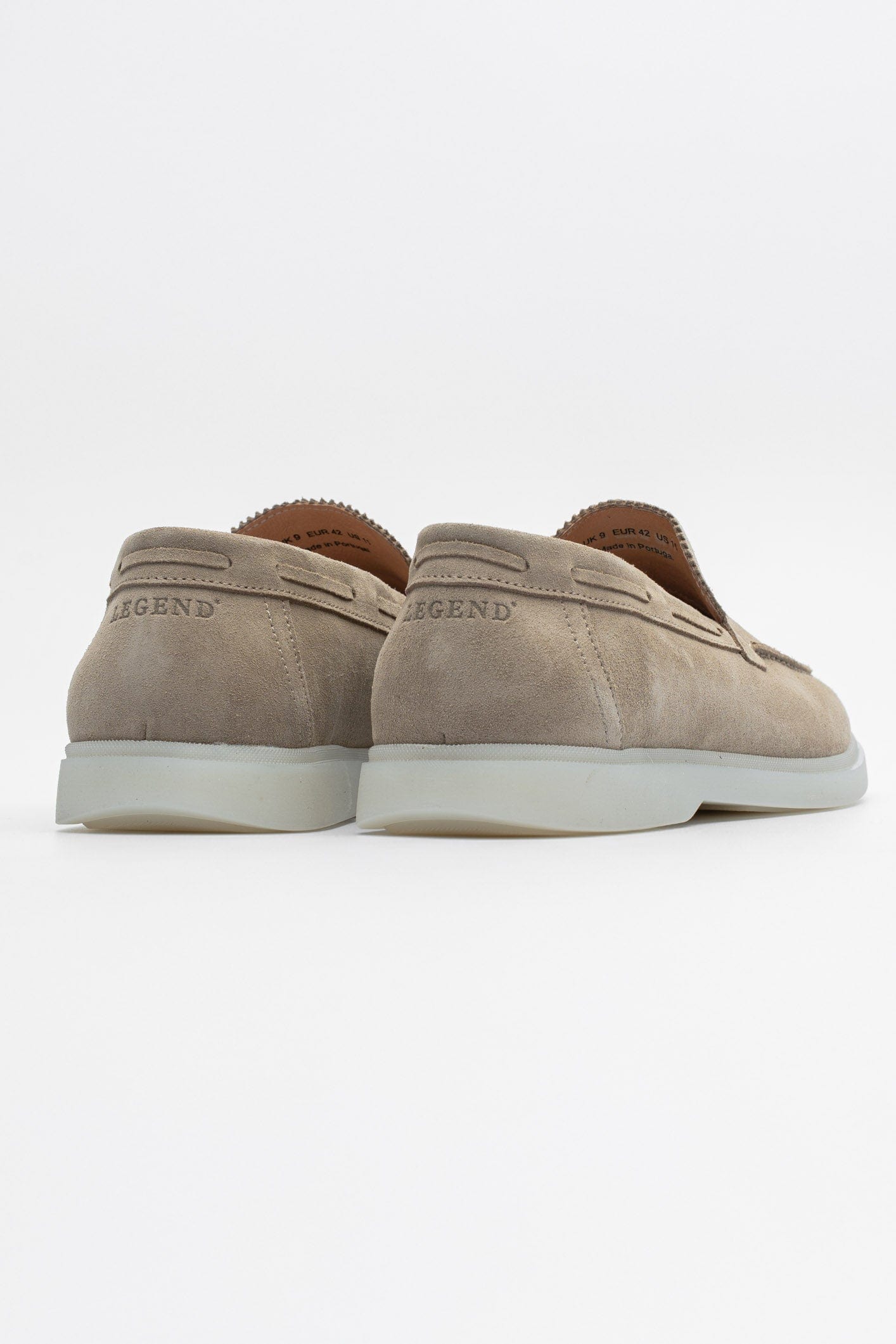 SUEDE LOAFER - BEIGE