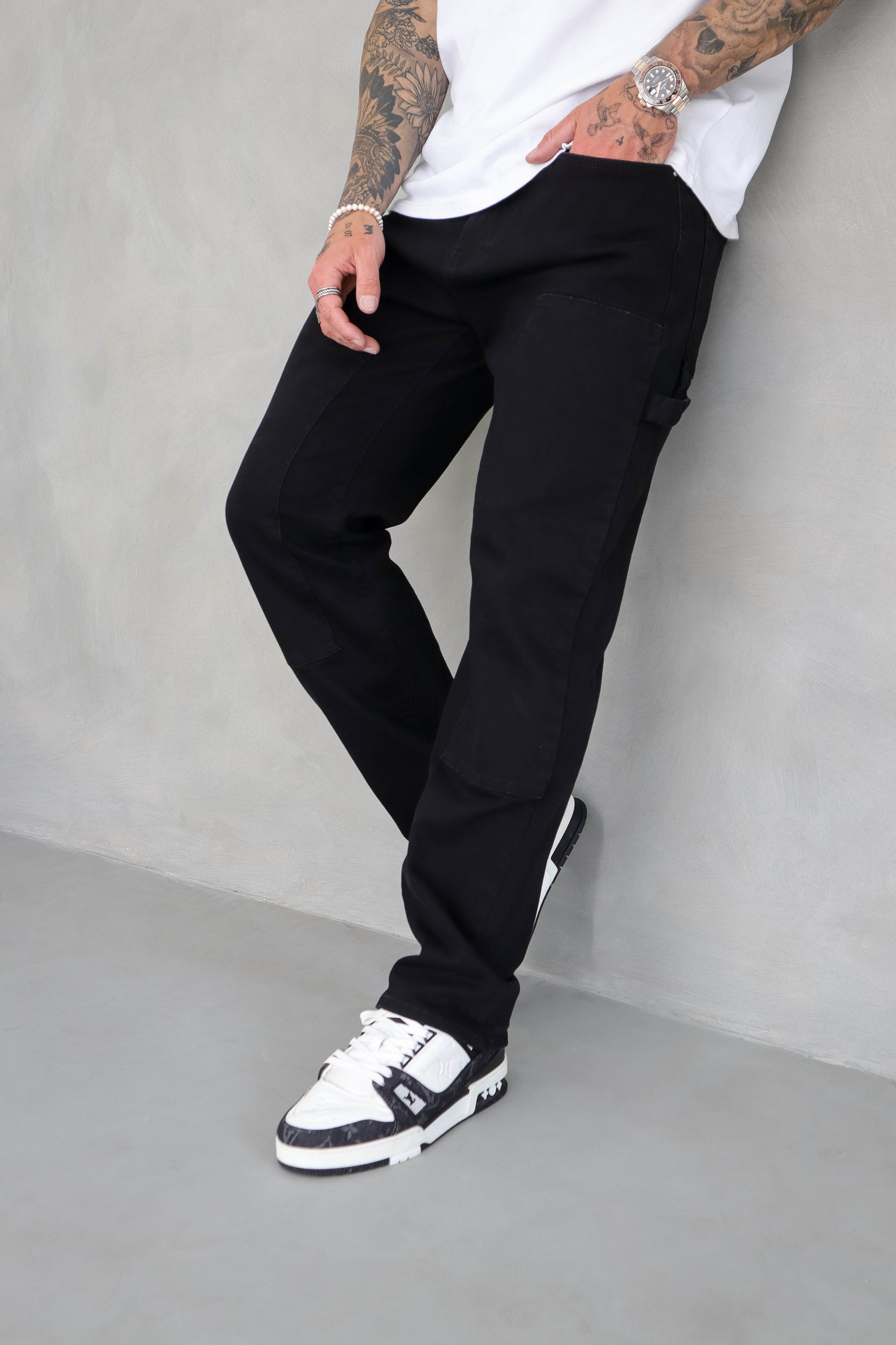 CARPENTER JEANS - WASHED BLACK