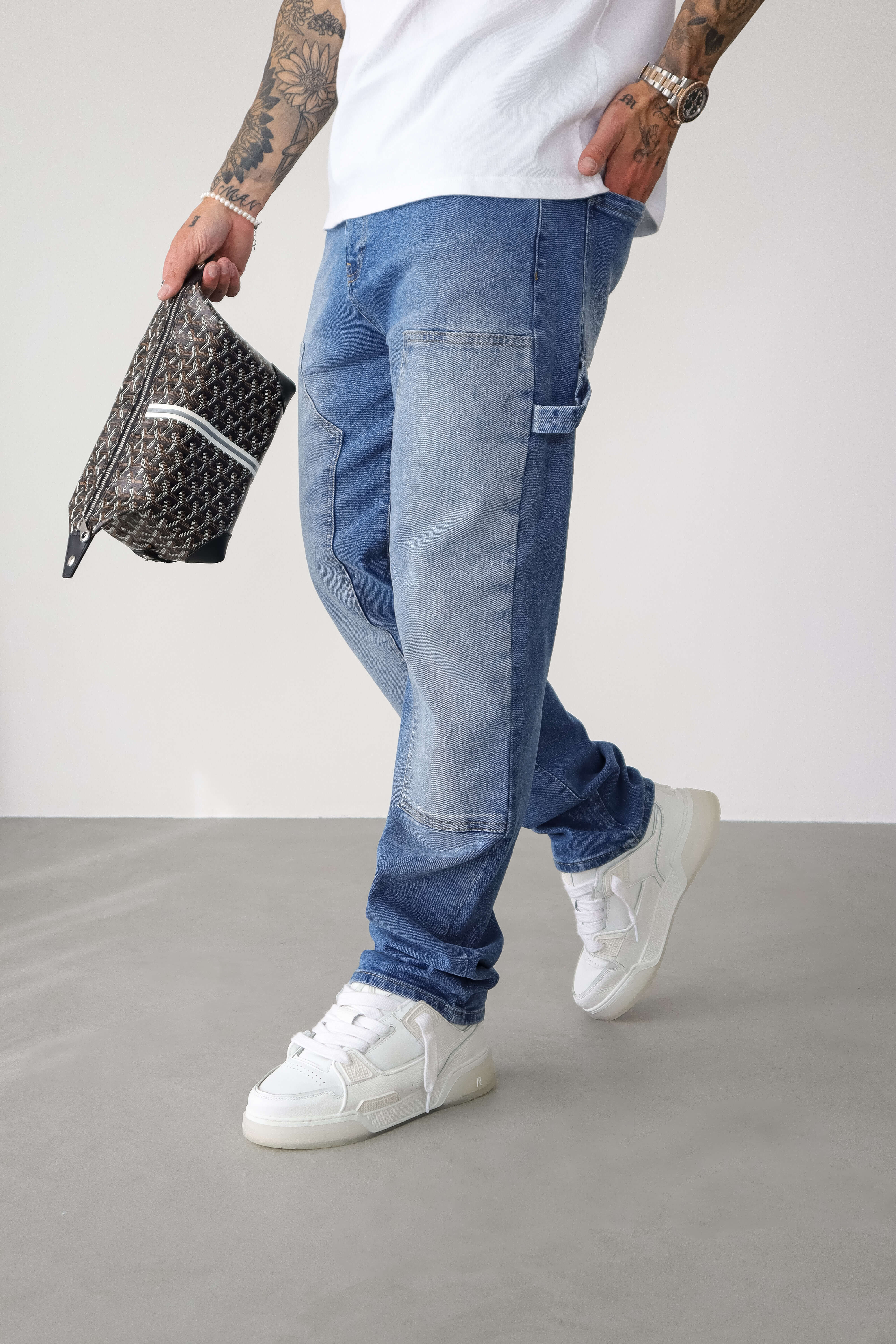 CARPENTER JEANS - WASHED LIGHT BLUE