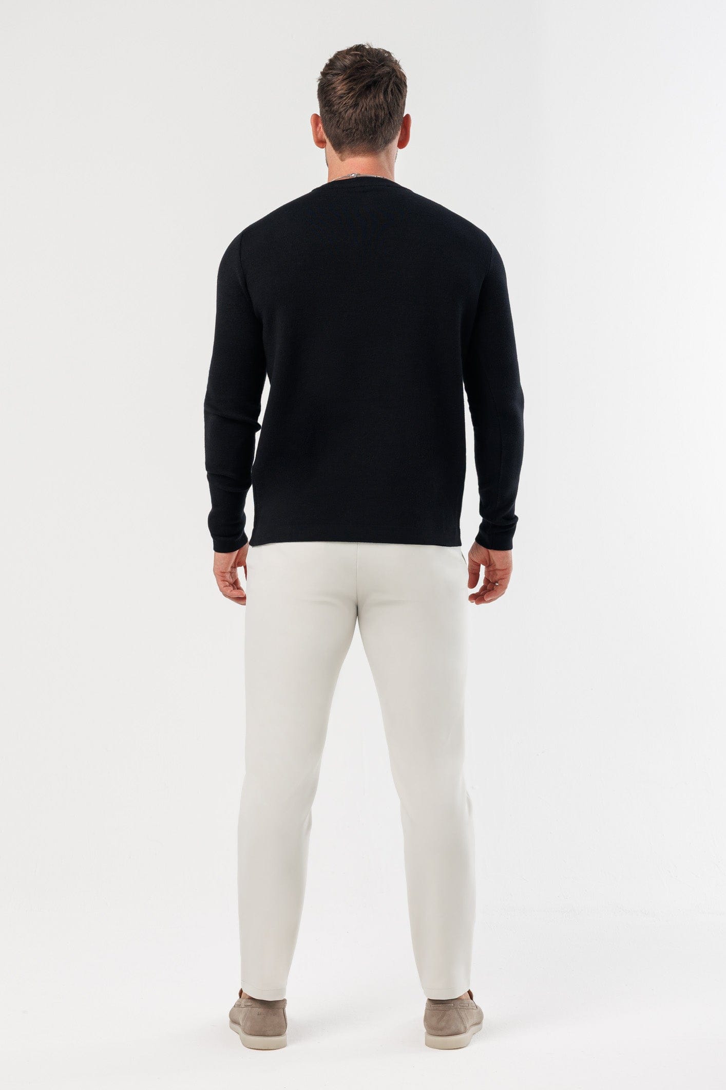LUXE KNIT SWEATER - BLACK