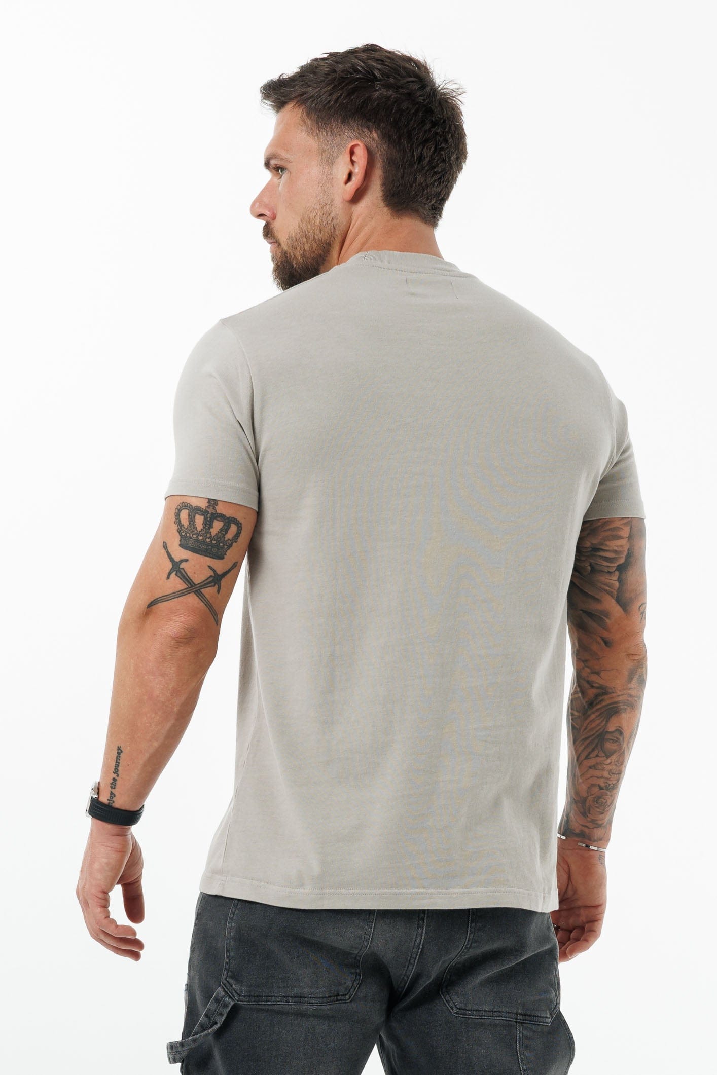 PREMIUM BASICS T-SHIRT - CONCRETE