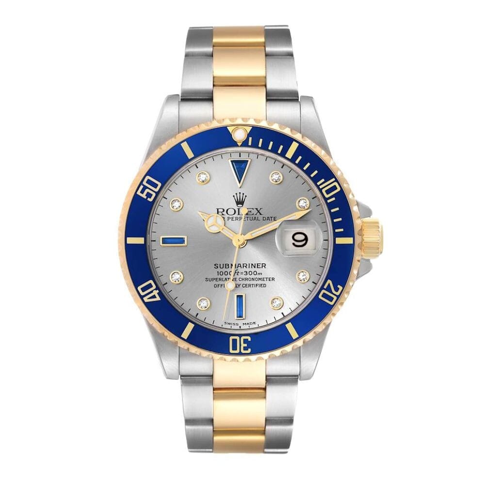 RX Submariner 16613 "sultan Silver" Luxury Watch