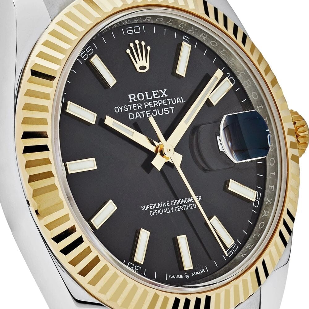 RX Datejust Oystersteel 126333 'gold White' - Luxury Watch