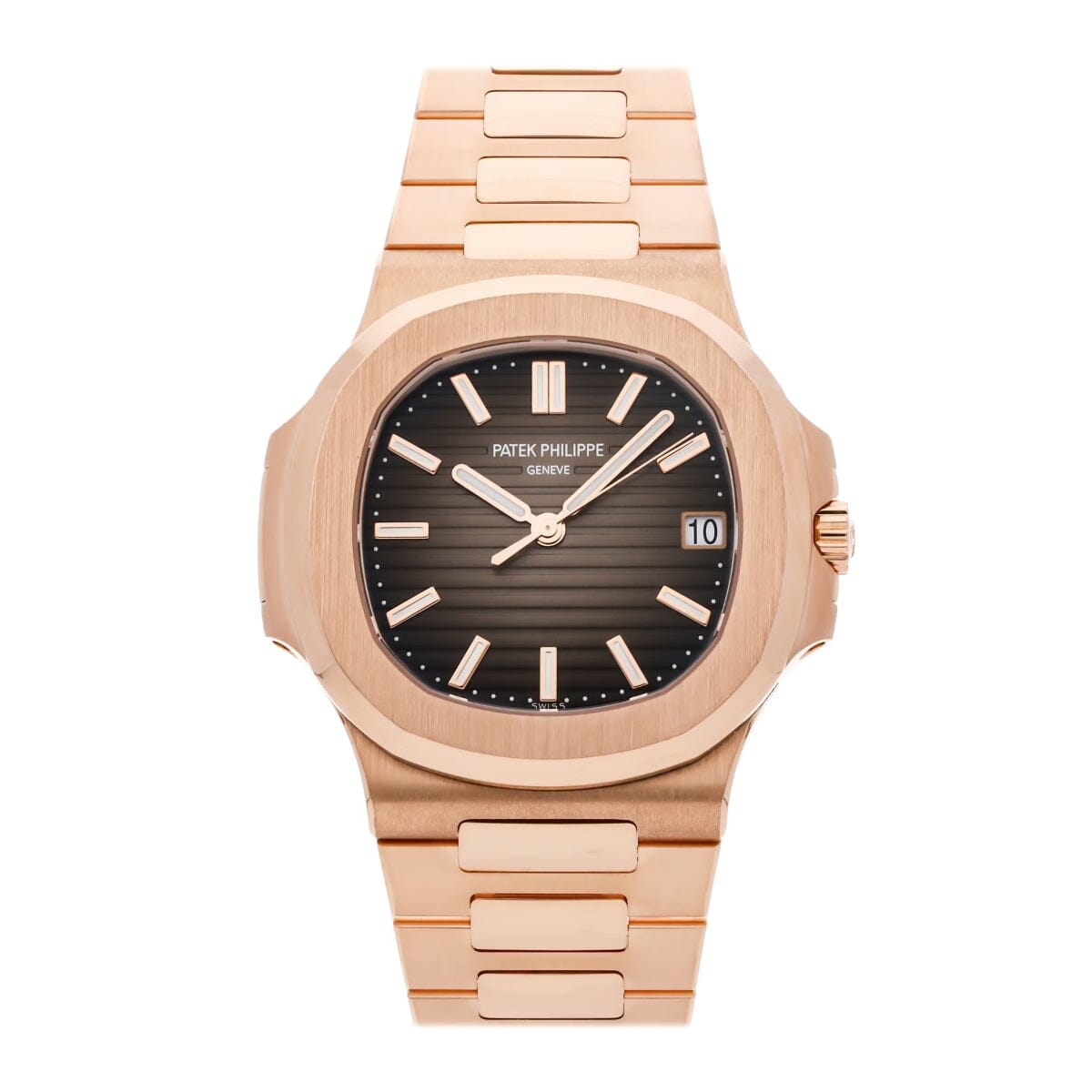 PP Nautilus Chronograph 5980/1R-001 Rose Gold Black Dial