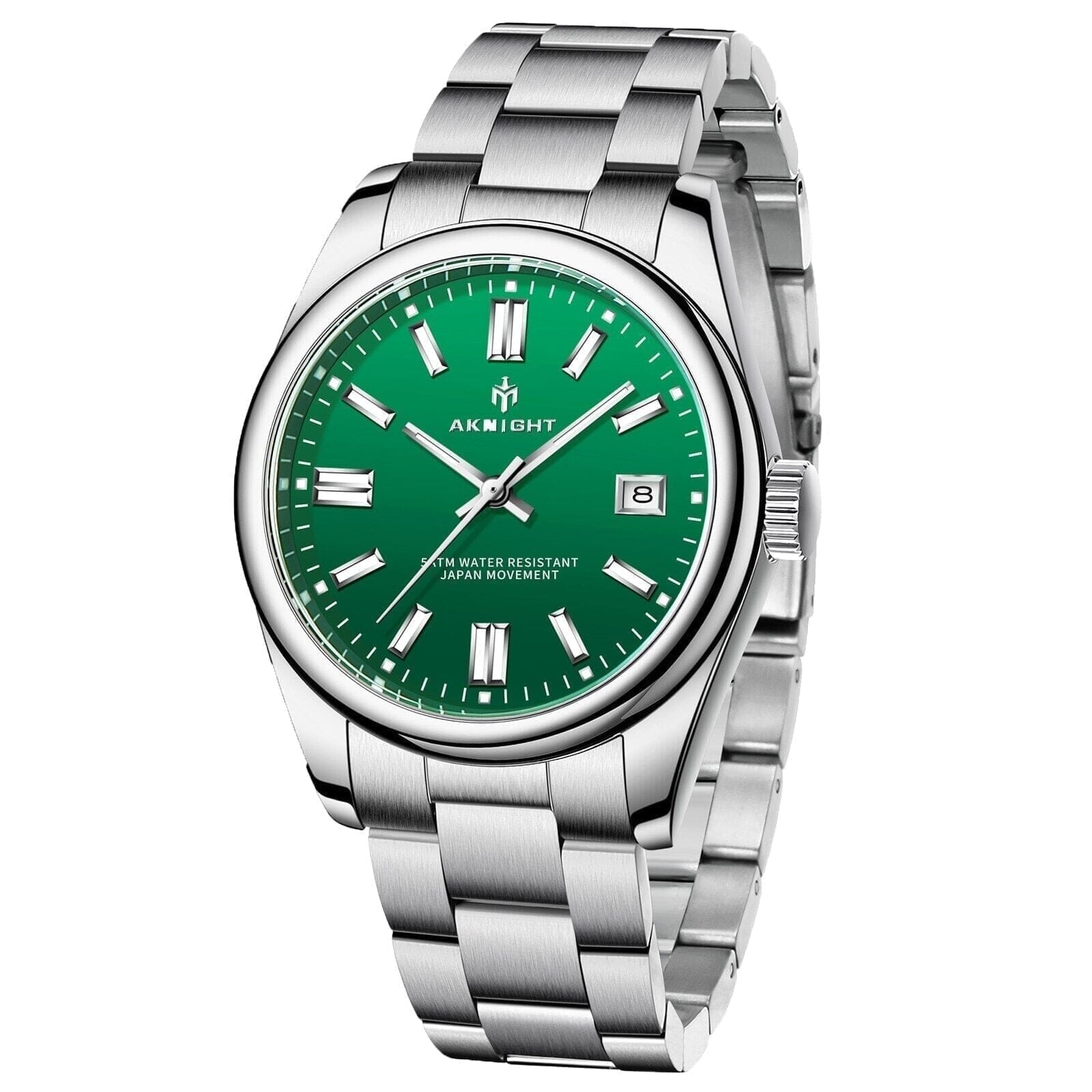 PD Aknight 2113 Men's Quarz Wristwatch - Stainless Steel 39mm