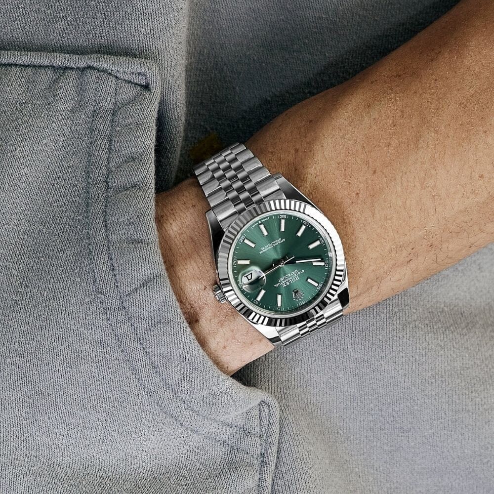 RX Datejust Green Dial Jubilee Bracelet 41mm