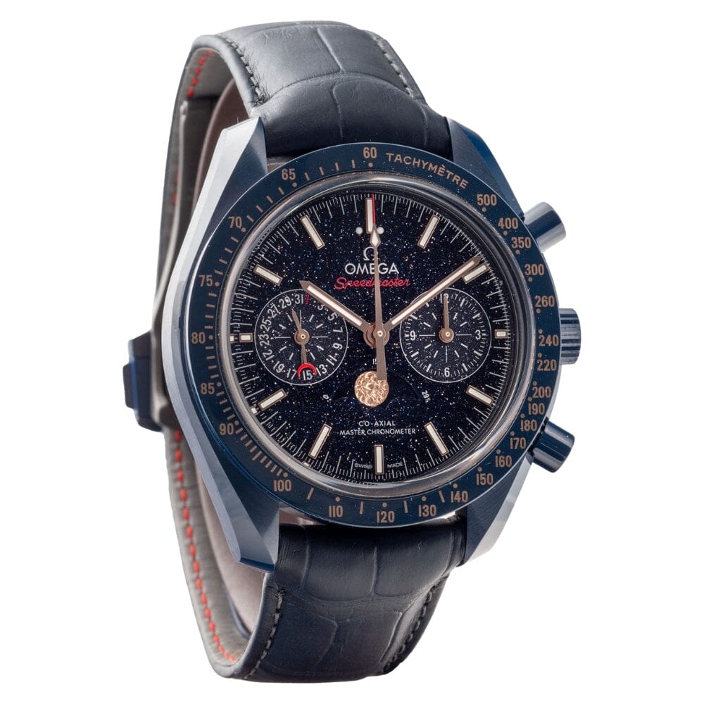 OM Speedmaster Blue Side of the Moon Men's Chronograph
